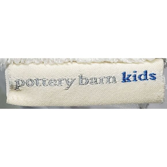 Pottery Barn Kids Baby Stroller Blanket Gray Plush Soft Infant Lovey Nursery - Picture 7 of 8